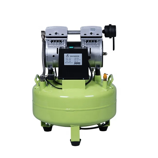 Oil Free 600w Medical Dental Air Compressor with 24L Tank