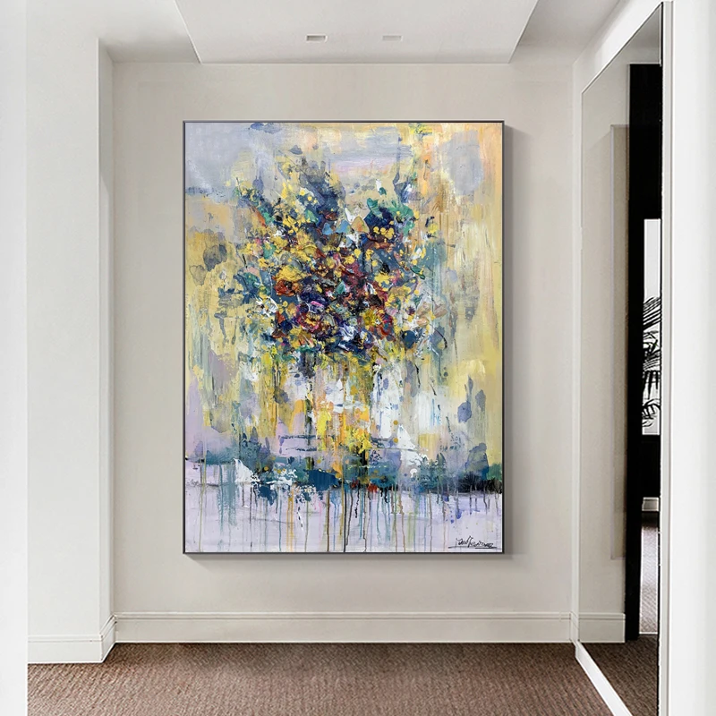 Popular handmade oil paintings Modern Decoration Art Wall Painting Canvas Hand Painted Oil Painting