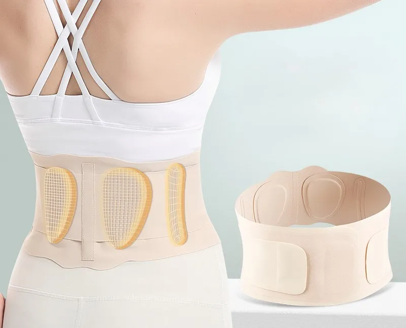 Adjustable Women Men Work Breathable Mesh Waist Support for Herniated Disc Lumbar Back Brace for Lower Back Pain