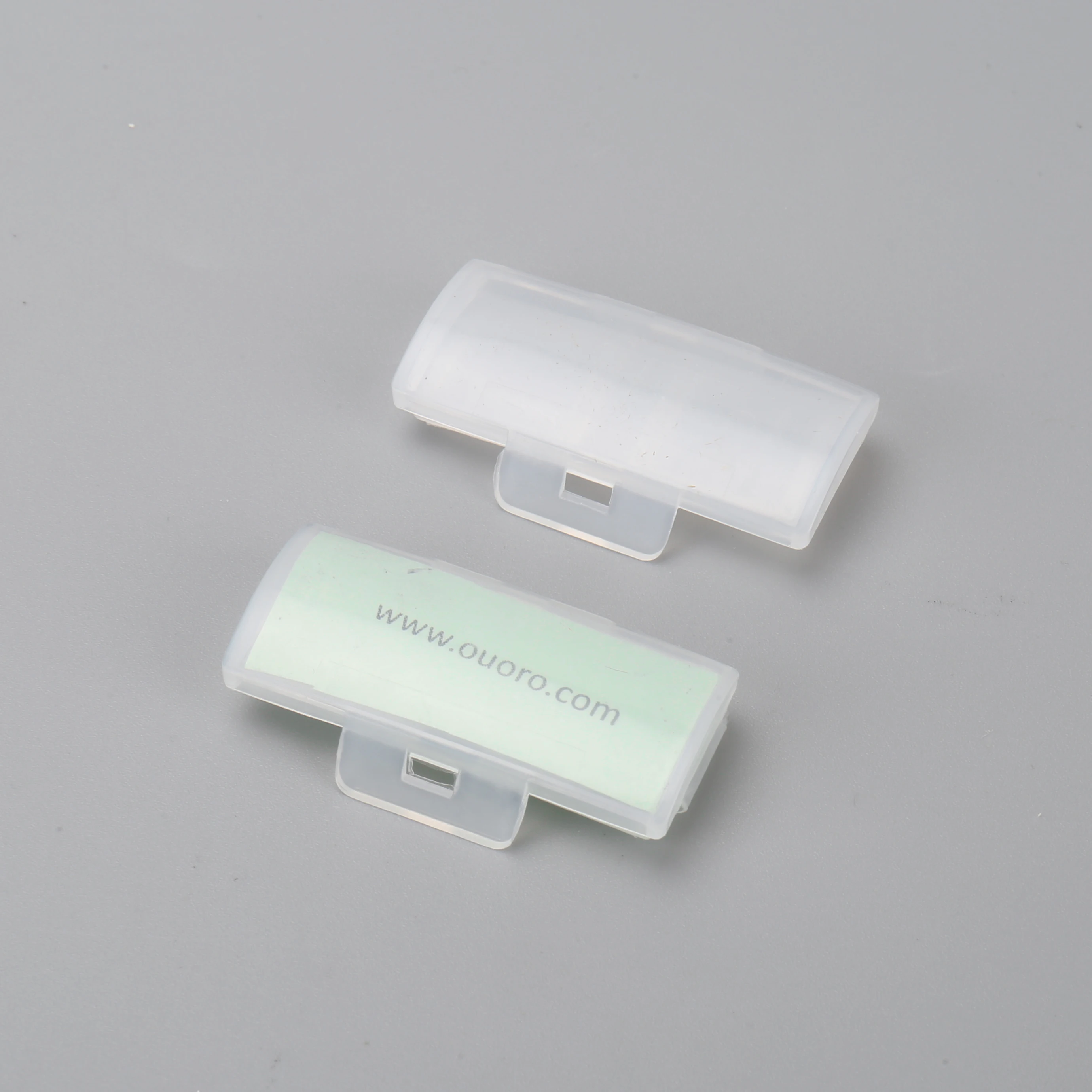OUORO LMC2 Anti-dust  Waterproof Anti-dust 94-V2 ROHS PP Transparent Color Cable Marker Box  Cable Tie Tag