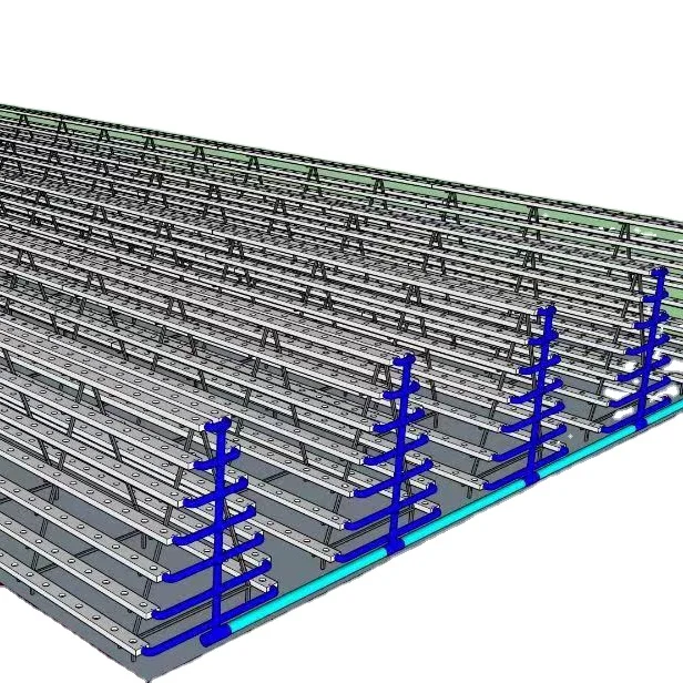 A type Hydroponics System Agriculture Planting PVC Tube Customized Greenhouse NFT System