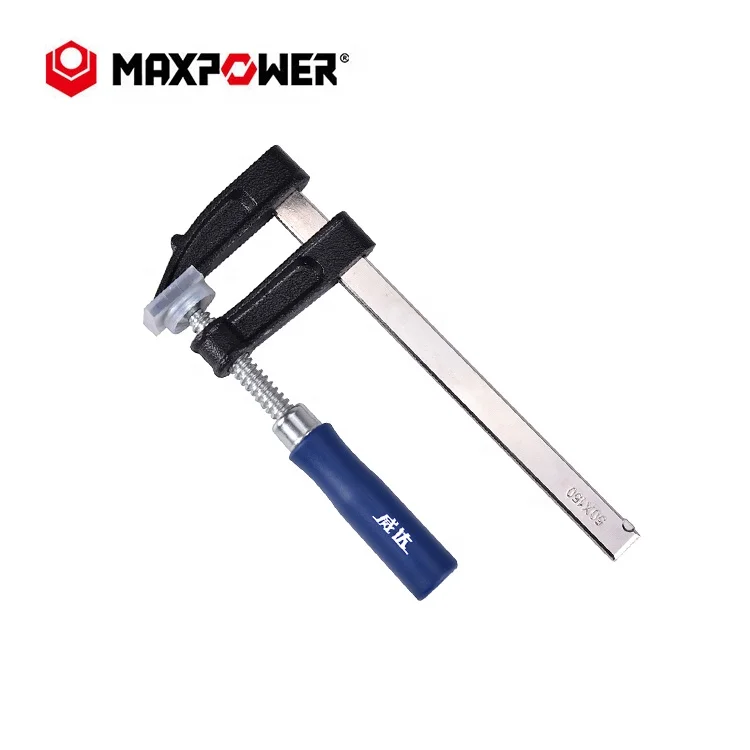 Maxpower Carpenter Tool Zinc Plating Finished Sliding Arm F Clamp Bar Clamp for Woodworking