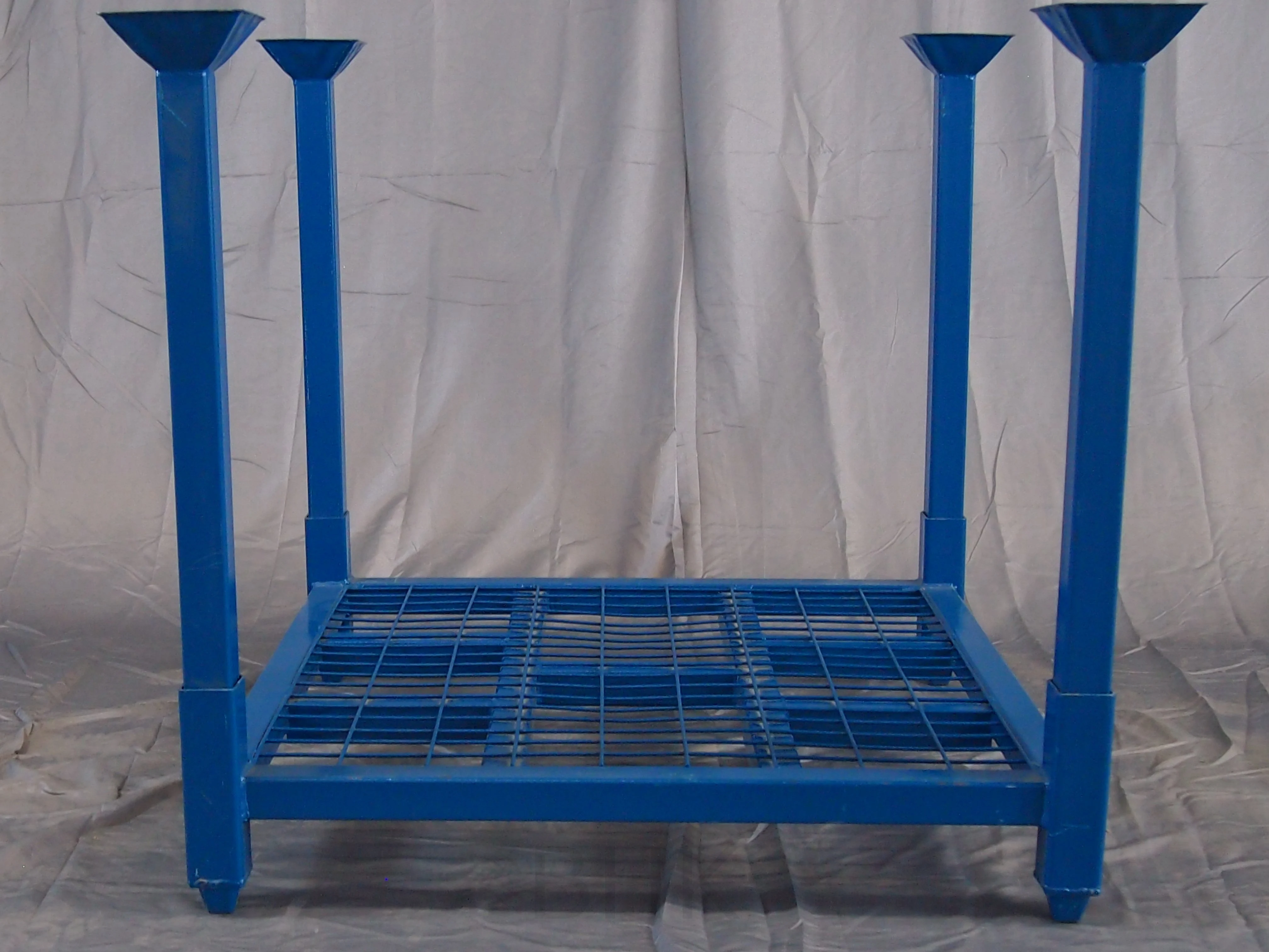 BHK91 Strong Metal Durable Stackable Collapsible Steel Pallet Rack with high quality