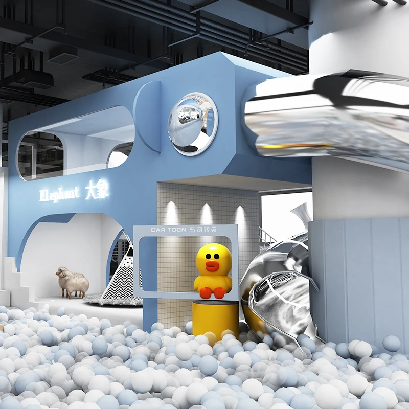 Children Kids Room Workout Playground Tunnel For Kids Indoor Amusement Park Company Business null