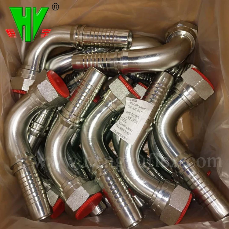 Hydraulic hose end parts BSP thread female 60 cone degree steel hydraulic fittings