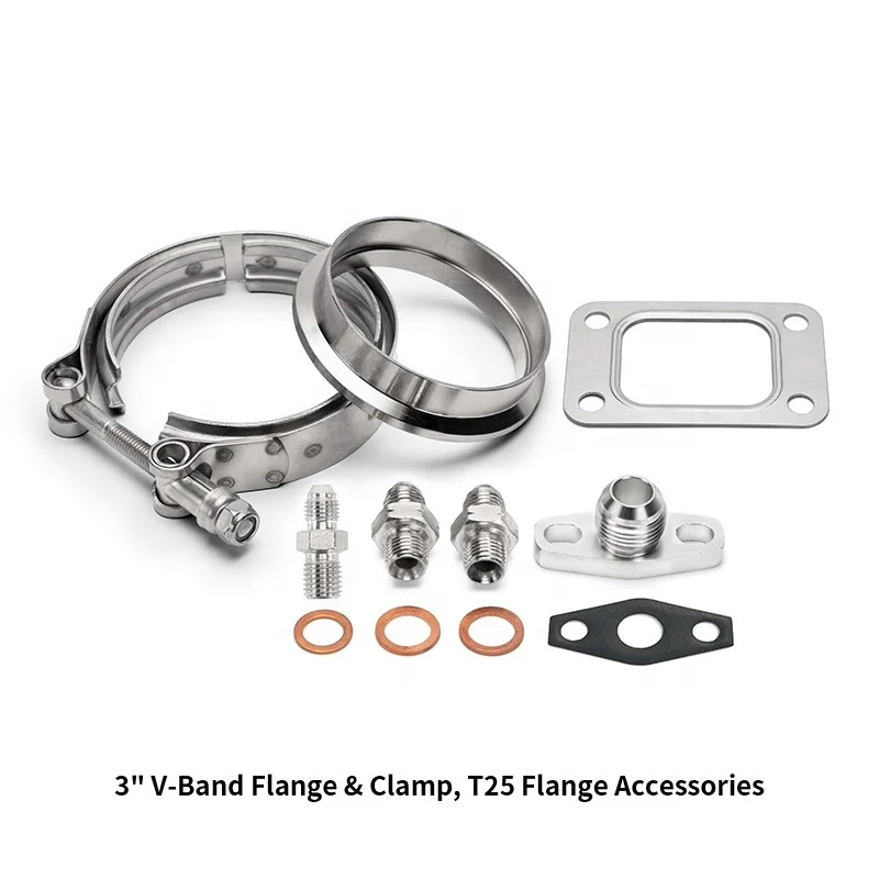 GTX2056-42 billet wheel T25 V-band  A/R .49 journal bearing universal turbo performance GT20 GT2056 turbocharger