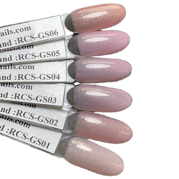 24 Nude Colors Professional Camouflage Base Coat Gold Sand Rubber Base for Nails