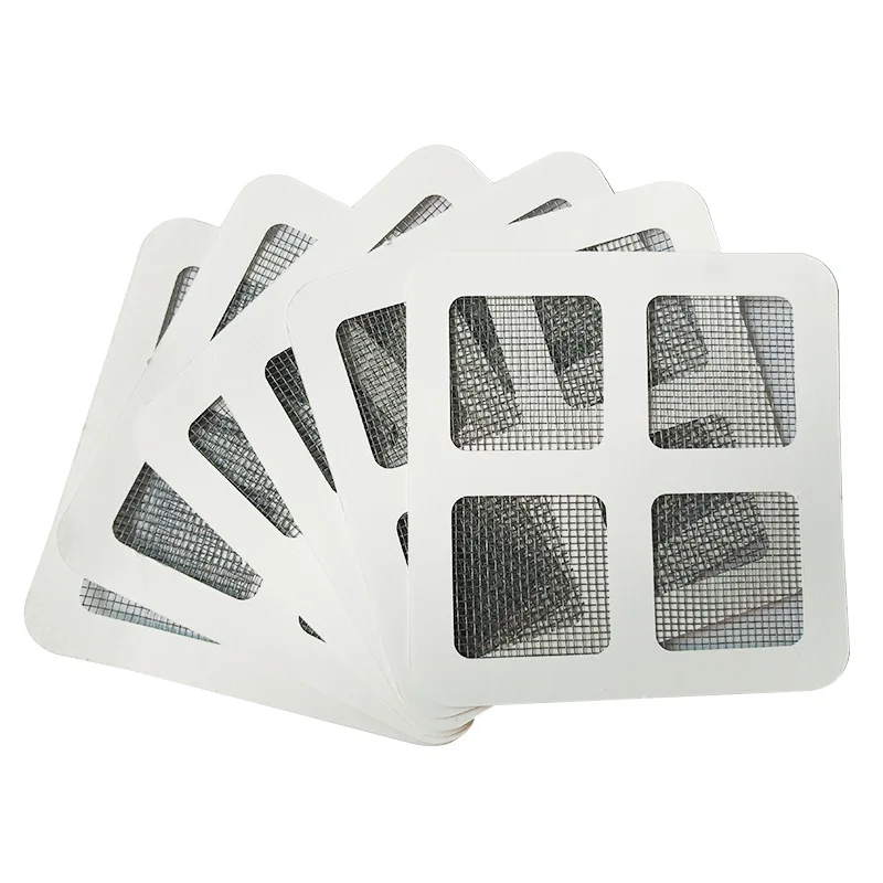 Wholesale window adhesive anti mosquito fly bug repair screen wall patch stickers mesh window screen window repair tape