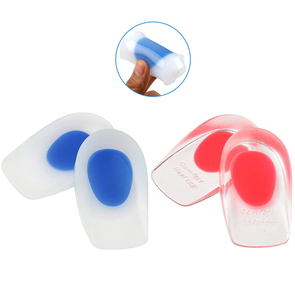 Heel Cup Pads for Bone Spurs Pain Relief Protectors Feet Best Insole Gels Treatment