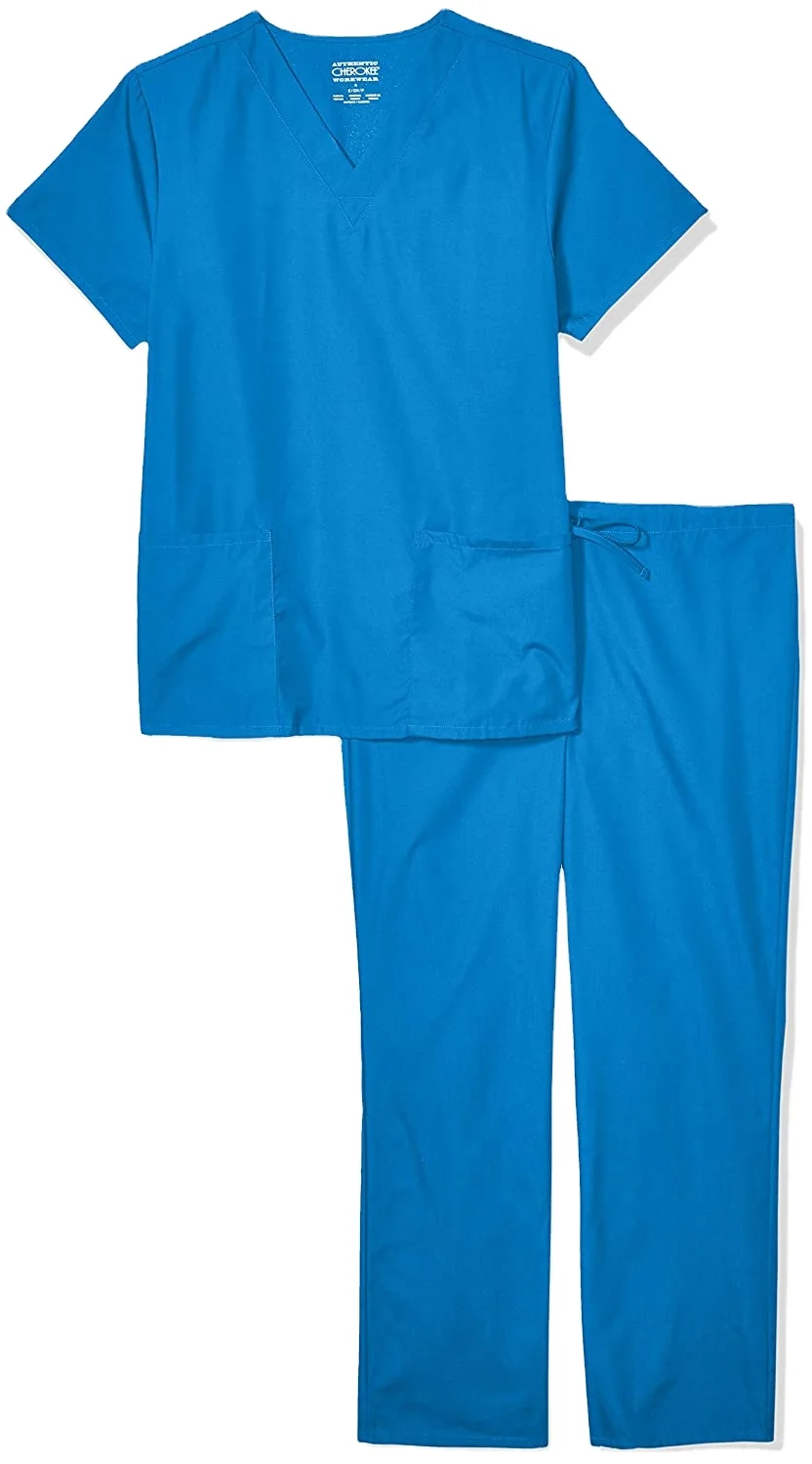 Wholesale New Custom V-neck Medical Scrubs Uniforms Sets Hospital Doctor Nurse Work Wear Scrubs Suits for Women