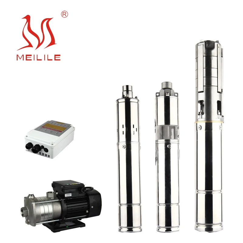 hot sale 30m head 24v 80W solar pump high quality solar submersible water pump for deep well for homeuse