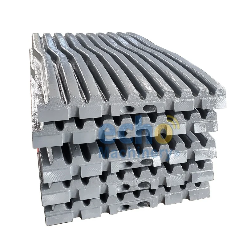 High manganese C12 QJ341 swing and fixed jaw plate for mining,recycling field