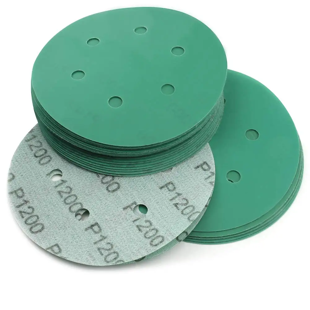 Sanding Discs 150mm Green Sanding Disc Film Sand Disc Green