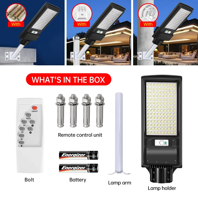 New Type of Solar Outdoor Courtyard Household Human Body Induction Lighting Street Lamp Solar Street Lamp