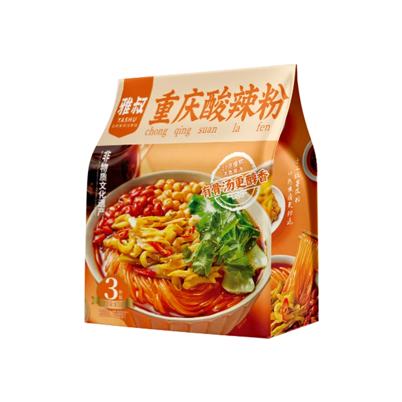 Yashu OEM Factory Hot and Sour Rice Noodles Instant Noodles Chinese food