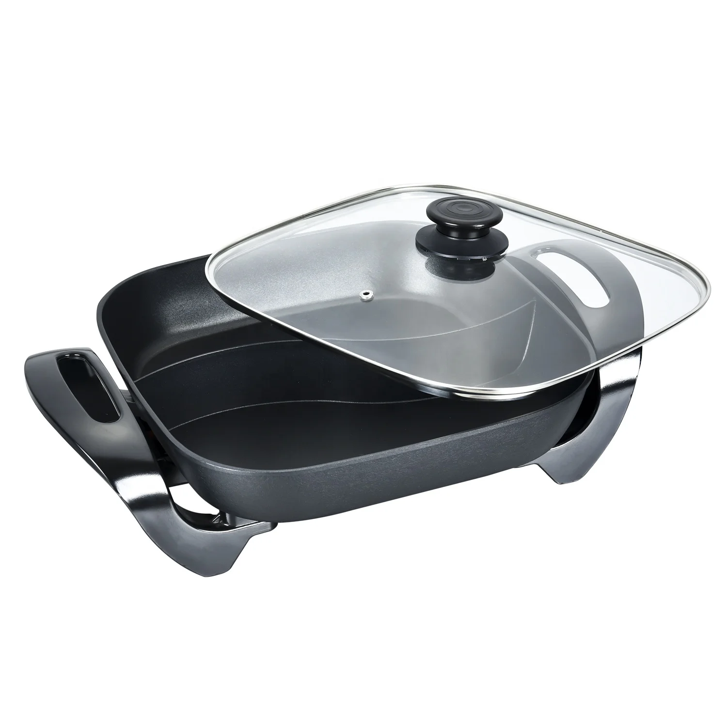 1360 Вт Экологичная многофункциональная фритюрница электрическая плита многоцветная сковорода для жарки