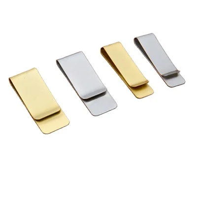 New Design Durable Custom Logo Minimalist Rfid Blocking Metal Man Smart Airtag Wallet Card Holder With Money Clip