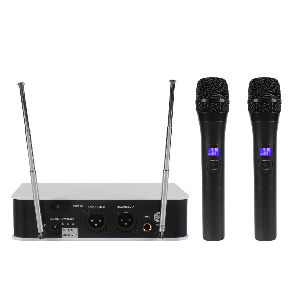 Hot Selling Vocal Mic Handheld Uhf Radio Professionnel Sans Fil Microphone