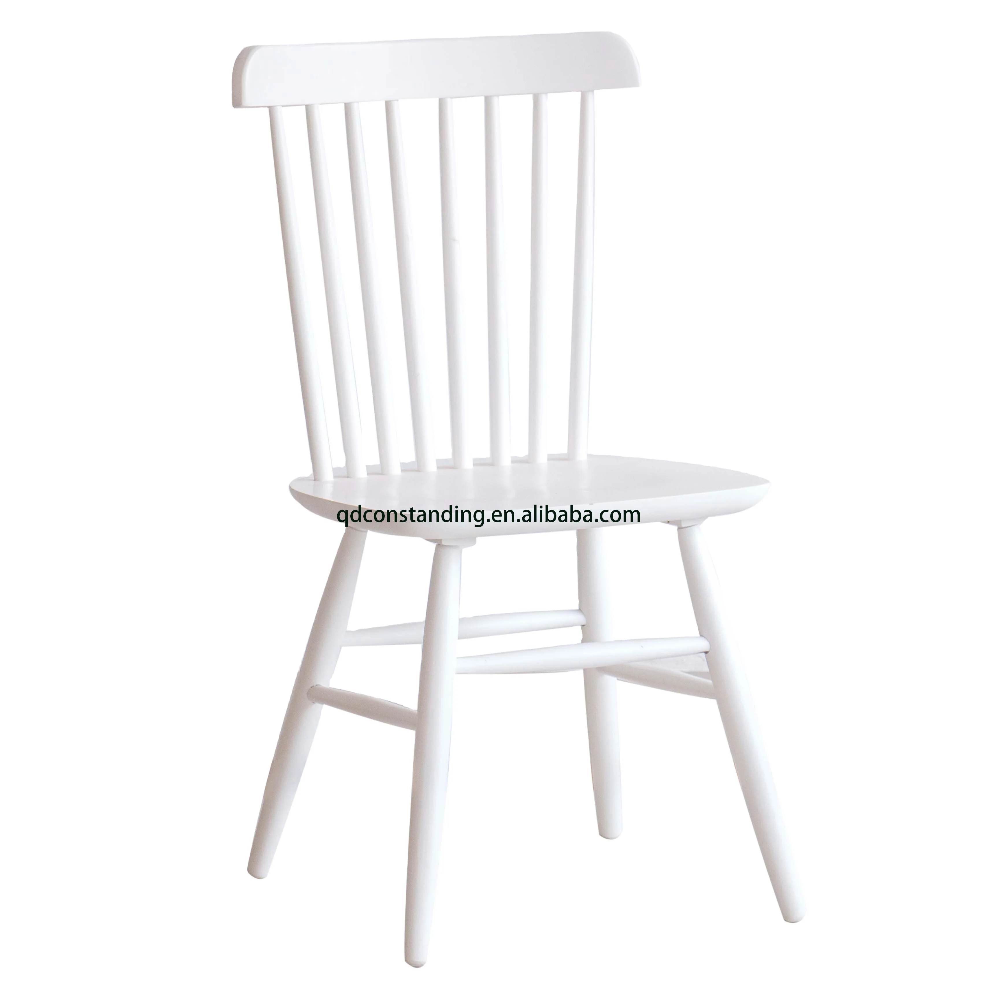 Restaurant Living Room Kitchen Restaurant Solid Wood White Dining Chair