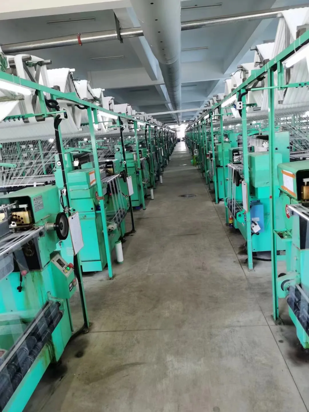 6.5NM 100%polyester single side feather yarn for sock 2cm