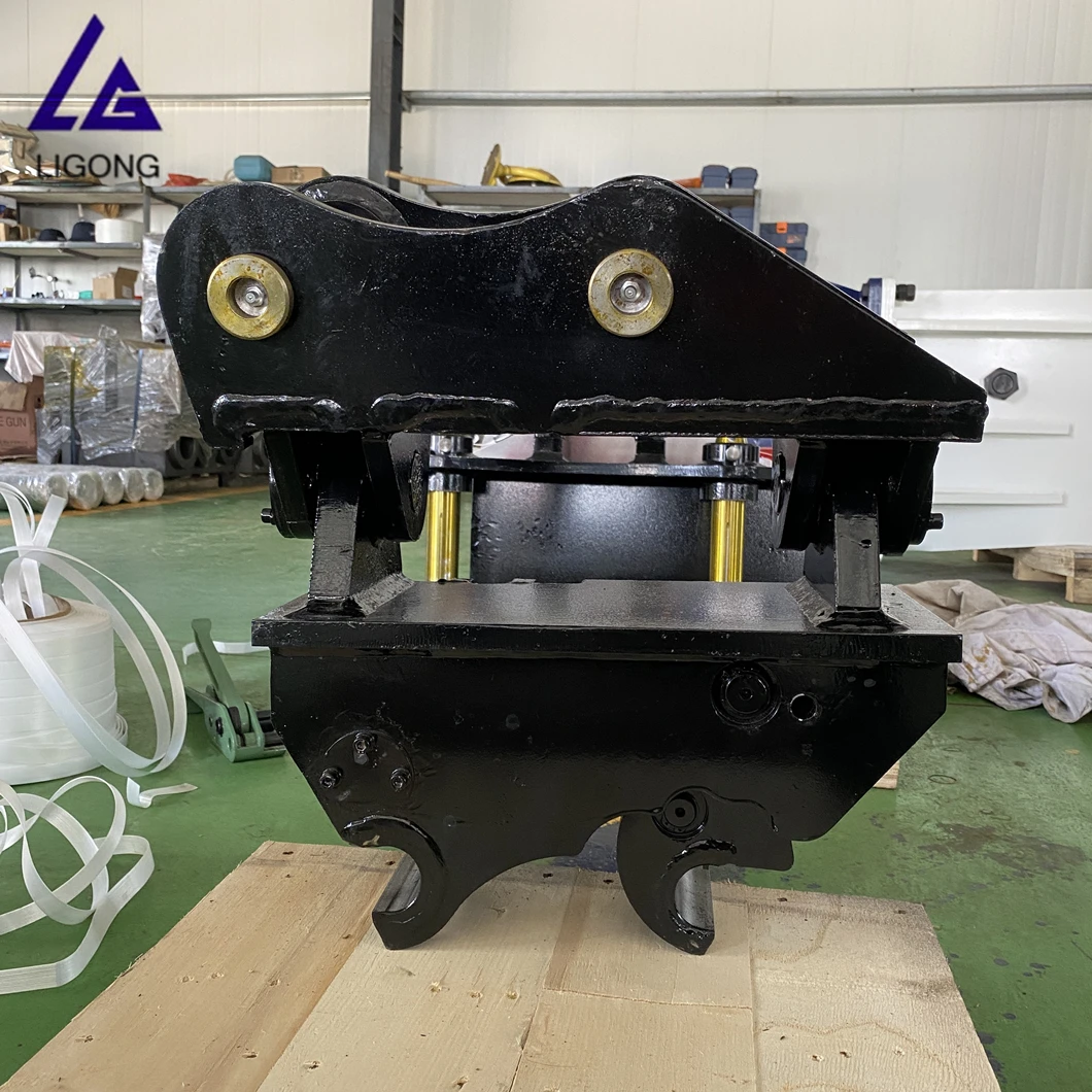 90 degree rotation Tilt quick hitch attach hydraulic quick coupler for 10 ton excavator