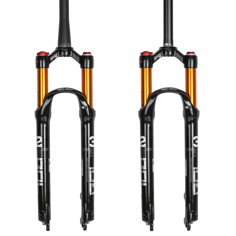 Bolany Suspension Air Fork 26 275 29 Aluminum Alloy MTB Suspension Bike Fork Disc Brake Bicycle Fork