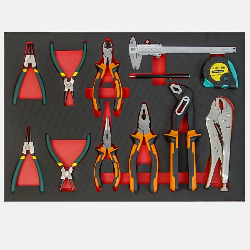 12 Pcs Tool Long Nose Diagonal Pliers Set Linesman Groove Joint Pliers Set