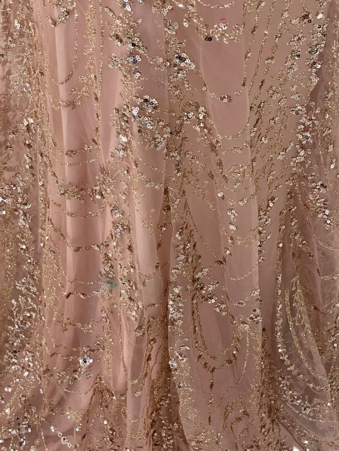 drop shipping low MOQ Floor length jeweled garland motif mermaid gown sweep train deep V prom Dress