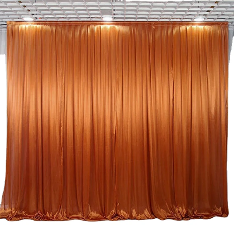 Шёлковый атласный элегантный цветной свадебный фон 3x3 м, занавеска для вечеринки, мероприятия, драпировка, свадебные принадлежности, занавеска для свадебных украшений
