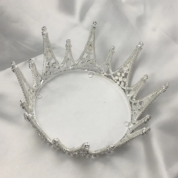 Custom Crystal Full Round Crown Beauty Wonderful Crowns