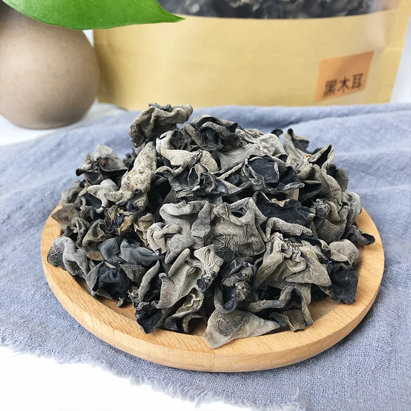 High Quality Dried White Fungus Mushroom Dried Black Fungus Small Black Wood Ear Agaric Fungus