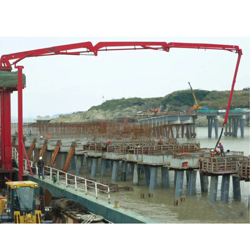 ZK Stationary concrete placing boom with compact structure concrete spreader concrete pouring machine