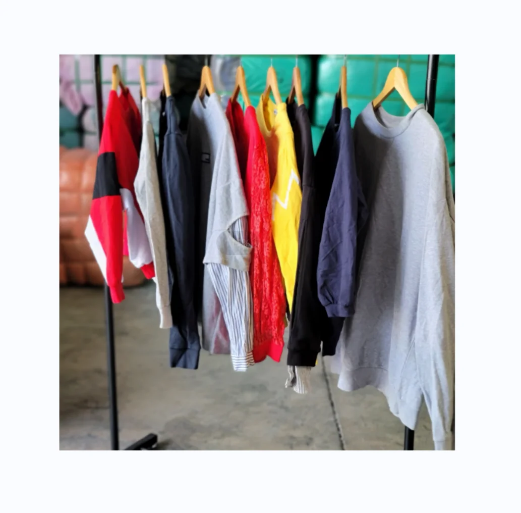 Second Hand Clothes Men and Women Mixed sweatshirt Container Of Used Clothing