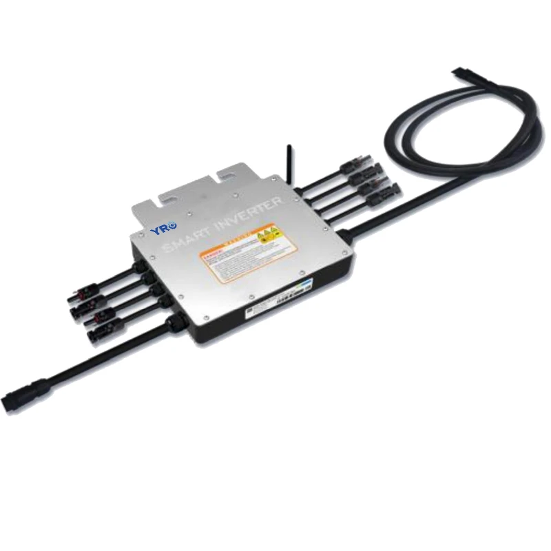 YRO Solar System on Grid Pv Micro Inverter 1200w Power Supply Waterproof IP65 120V Connect WIFI Enphase Solar Inverter