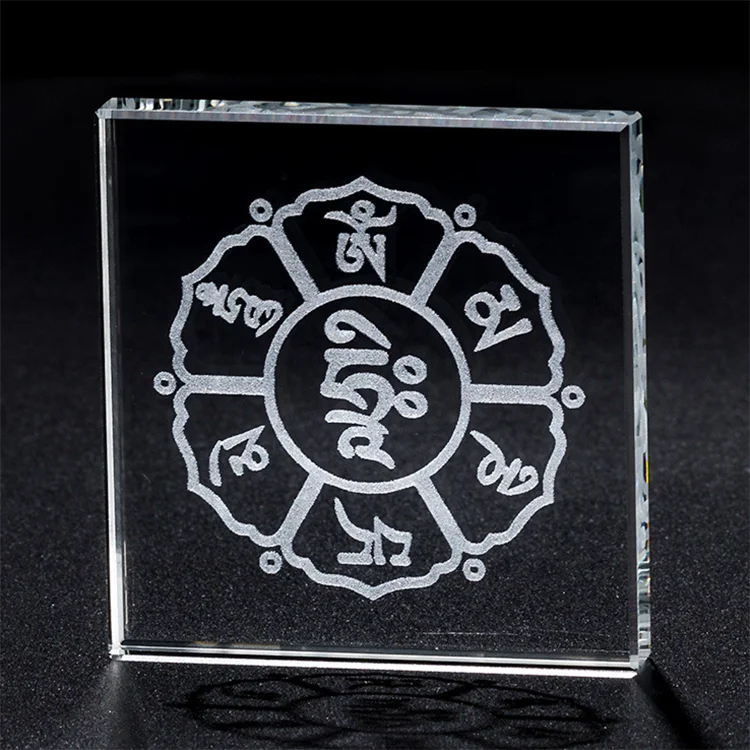 
Laser Engraving Letter Crystal Glass Block &Cube 