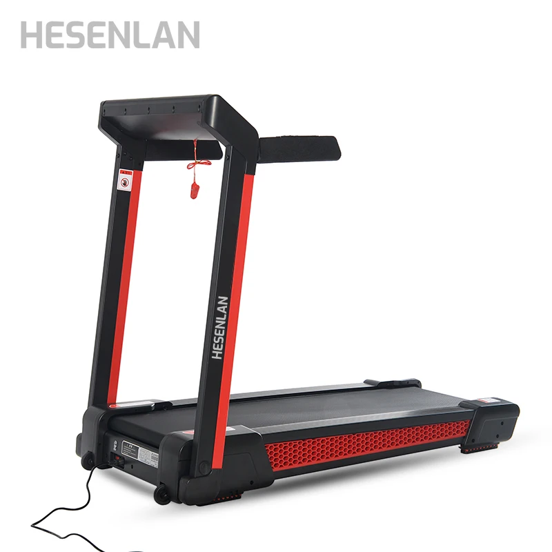 Hesenlan Magnetic Suspension Honeycomb Shock Absorption New Generation Motorized Running Machine Cheap Price Treadmill
