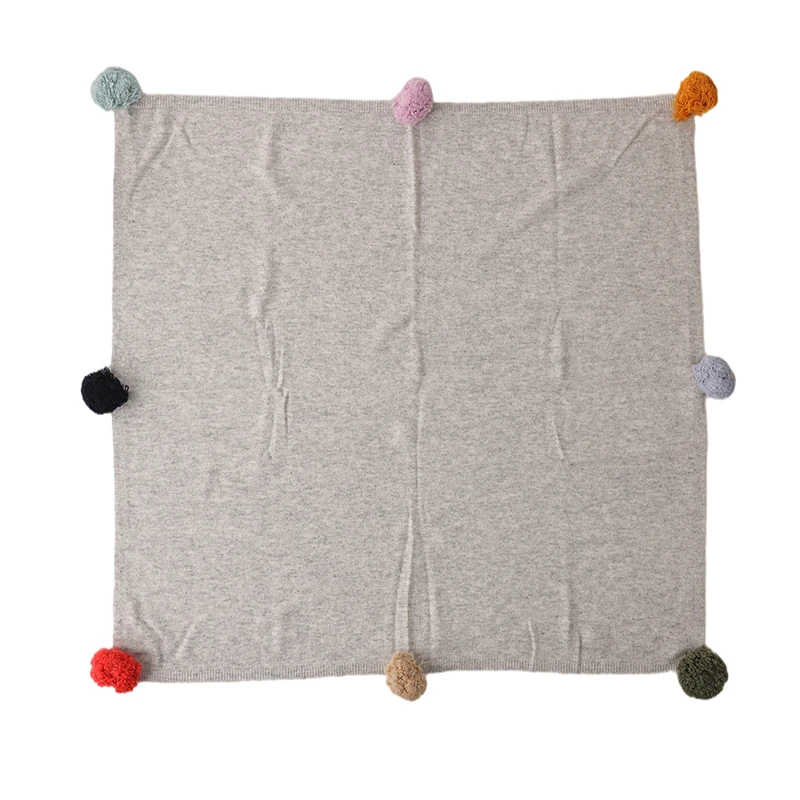 luxury warm cashmere blanket manufacturer wholesale bed chunky knitted super soft swaddle kids newborn baby throw for winter