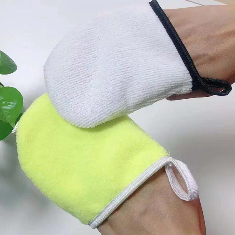 Customised Colors Microfiber Makeup Remover Glove/Mitt