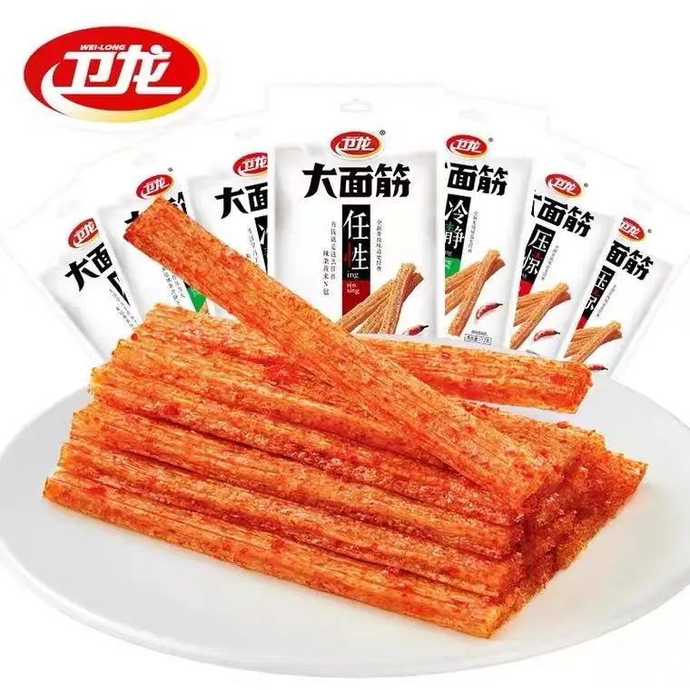 106g Chinese spicy food Hunan characteristic big gluten spicy instant snacks spicy snacks