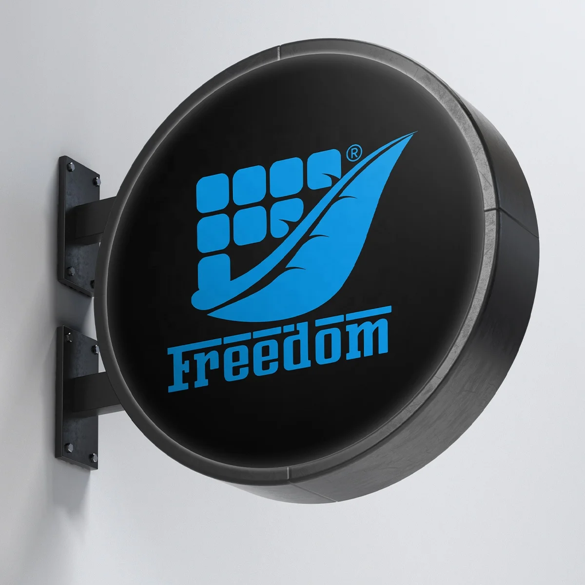 Factory Custom Double-Sided LED Sign Advertising Light Box for Wall