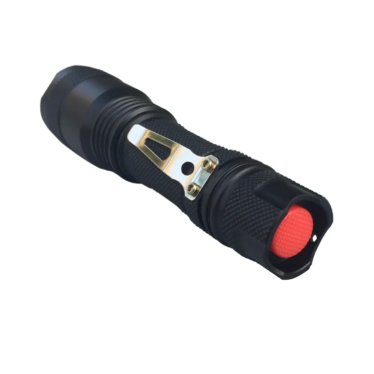 STARYNITE 5 modes 18650 battery aluminum led tactical flashlight power highlight micro mini pocket torch with clip