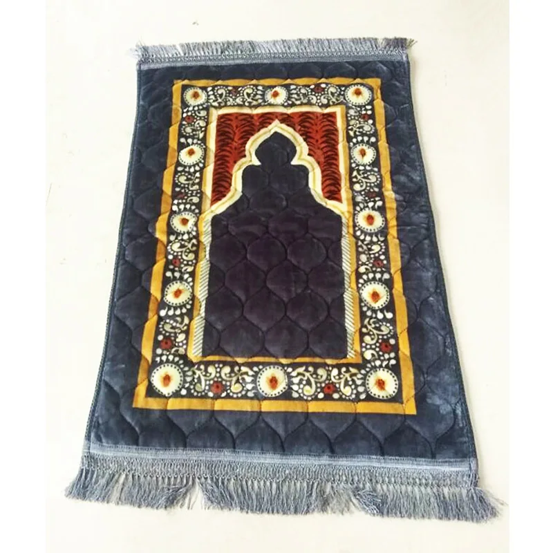 Foldable  Mat Muslim Islamic Prayer Rug Customize Floor Mat Turkish Prayer Matmuslim gift set prayer mat tasbih islamic