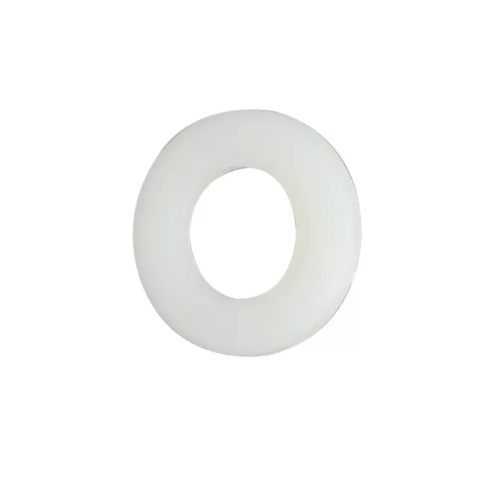 Custom plastic plain gaske/flat rounded nylon washers M4