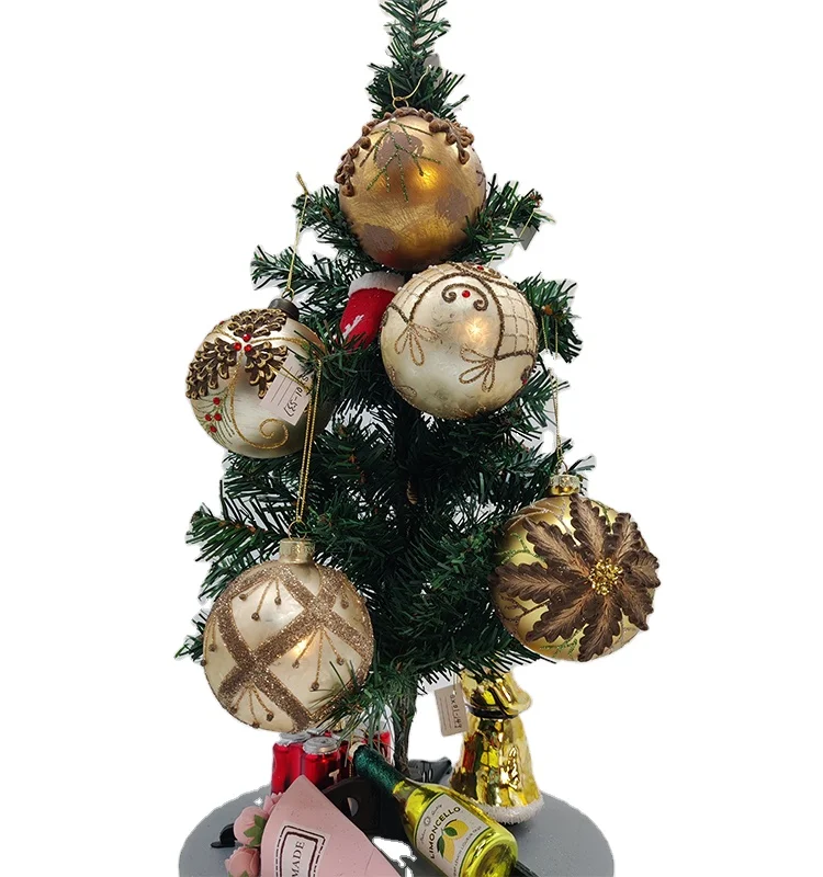 Wholesale Custom Christmas Tree Hanging Decoration Crafts, Chinese Blue and White Hanging Ornaments Chinoiserie Christmas Balls