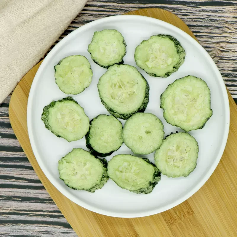 100% natural sliced/cube/powder freeze-dried vegetables  cucumber
