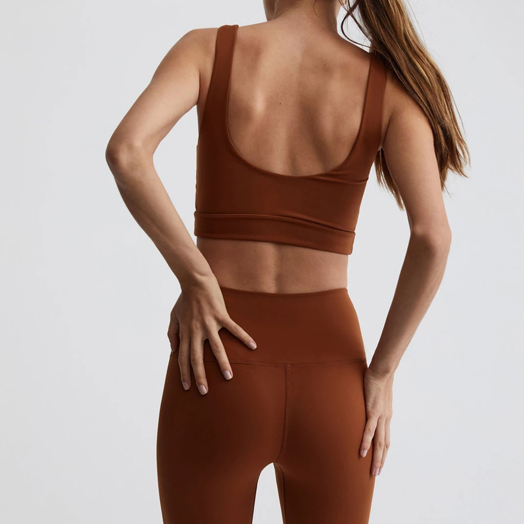 Wholesale Cute Fitting Running Yoga Outdoor Sportswear Women Clothing Active Wear Gym Fitness Sets