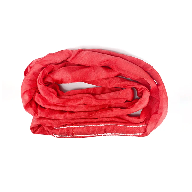 High quality 5T 7:1 100% Polyester Round Sling Webbing Belt