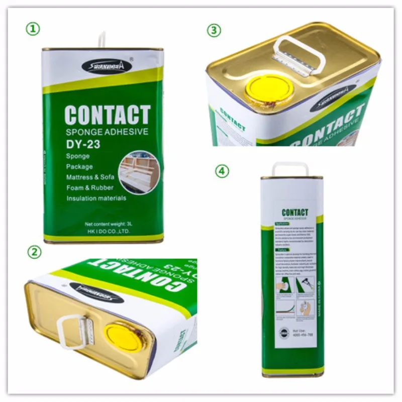 Sprayidea DY-22 foam mattress sponge rubber tiles under pressure cement shoe glue leather rubber contact adhesive