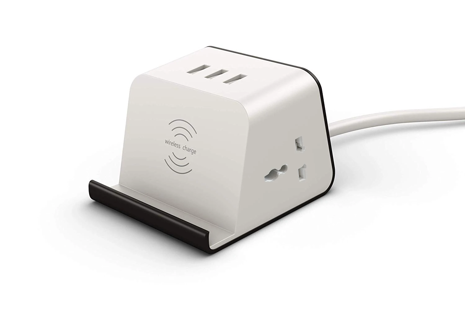 
smart home device usb electric extension board for india power strip with wireless charging 