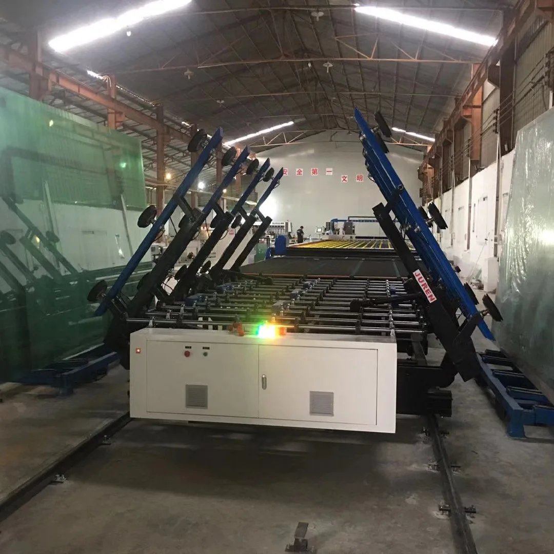 Станок для резки стекла с ЧПУ, производственная линия для резки стекла, подъемный ручной стол для резки, 4 станции для заводского стекла